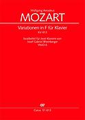 Wolfgang Amadeus Mozart: Variationen in F