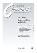 Max Reger: Sieben geistliche Volkslieder (Partituur)