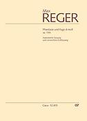 Max Reger: Phantasie und Fuge d-Moll op. 135b (mit verworfener Erstfassung) (Partituur)