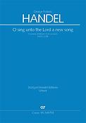 Handel: O sing unto the Lord a New Song HWV 249b (Vocal Score)