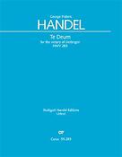 Handel: Te Deum for the Victory of Dettingen (Partituur)