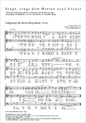 Lobgesang der Maria [Magnificat] (Partituur)