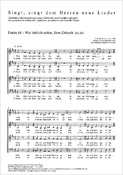 Psalm 84: Wie lieblich schön, Herr Zebaoth (Partituur)