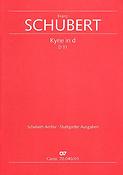 Franz Schubert: Kyrie für eine Messe in d (Partituur)
