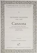 Giovanni Valentini: Canzona(Cor (Vl, Ob, Fl), Trb (Vc, Fg, Vga) & BC)