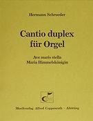 Cantio duplex fuer Orgel