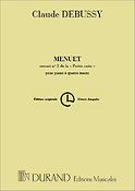Claude Debussy: Menuet 4 Mains 