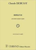 Debussy: Romance Pour Mezzo-Soprano Et Piano