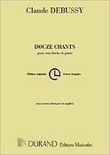 Claude Debussy: 12 Chants Soprano-Piano 