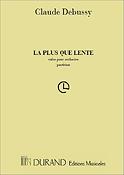 Claude Debussy: Plus Que Lente Partition 