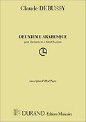 Claude Debussy: Arabesque N 2 Clar-Piano