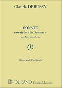 Claude Debussy: Sonate Flute-Alto-Harpe Materiel