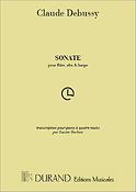 Claude Debussy: Sonate Fl-Vla-Hrp 4 Ms