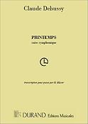 Claude Debussy: Printemps Piano