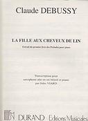 Claude Debussy: La Fille Aux Cheveux De Lin Sax-Piano