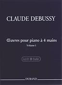 Claude Debussy: Oeuvres Pour Piano A Quatre Mains