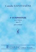 Camille Saint-Saens: Symphonie 3 op. 78 (Studiepartituur)