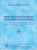 Olivier Messiaen: 3 Petites Liturgies De La Presence Divine Poche