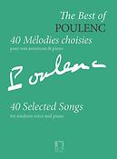 The Best of Poulenc- 40 Mélodies choisies