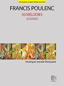 Francis Poulenc: 50 Mélodies (Alt/Bas)