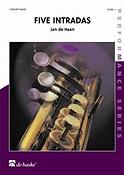 Jan de Haan: Five Intradas (Brassband)