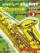 Erik Veldkamp: Play 'em Right! - Jazz 2 - Alto/Tenor Saxophone