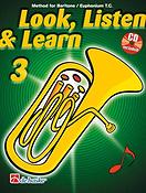 Look Listen & Learn 3 - Baritone/Euphonium (TC)