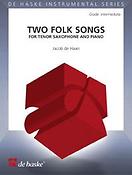 Two Folk Songs(fuer Tenor Saxophone and piano)