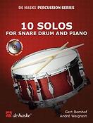 Gert Bomhof: 10 Solos fuer Snare Drum and Piano