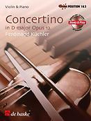 Kuchler: Concertino D op. 12 (Viool, Piano)