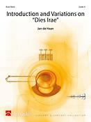 Jan de Haan: Introduction and Variations on Dies Irae (Partituur Brassband)