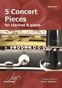 5 Concert Pieces for Clarinet and Piano(Klarinet)