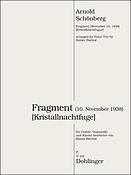 Arnold Schönberg: Fragment (Kristallnachtfuge)