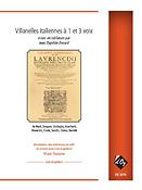 : Villanelles italiennes à 1 et 3 voix
