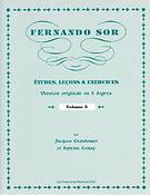 Fernando Sor: Études, leçons et exercices, vol. 3