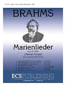 Brahms: Marienlieder  No. 5. Ruf zur Maria
