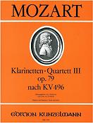 Mozart: Klarinetten-Quartett Nr. 3 Op. 79