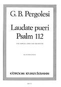 Pergolesi: Laudate Pueri Psalm 112 (Vocal Score)
