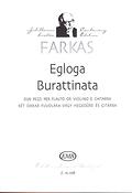 Ferenc Farkas: Egloga - Burattinata(Zwei Stücke für Flöte oder Violine und Gitarre)