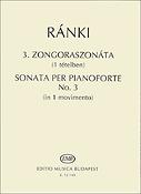 György Ránki: Sonate Nr. 3(1 tételben)
