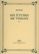 Jenö Hubay: Six etudes de violon op. 63