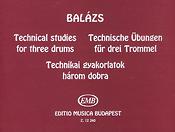 Oszkár Balázs: Technische Übungen(für drei Trommel)