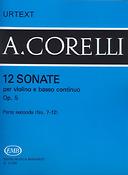 Arcangelo Corelli_Istvan Homolya_Sandor Devich: 12 sonate per violino e basso continuo II op. 5