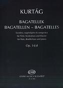 György Kurtág: Bagatellen op. 14d(für Flöte, Kontrabass und Klavier)