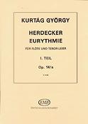 György Kurtág: Herdecker Eurythmie opus 14a I(I. Stille Stücke für Olga-Maria, für Flöte und Tenor L