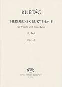 György Kurtág: Herdecker Eurythmie op. 14b II(II. Kleine erbauliche Konzerte für Theo und Gerhard, f