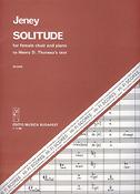 Jeney: Solitude (for female chorus and piano to texts by H. D. Thoreau)