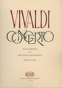 Vivaldi: Concerto in sol minore, RV 417(per violoncello, archi e cembalo)