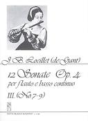 Loeillet: 12 Sonatas for Flute and Basso Continuo, op. 4. 3