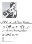 Loeillet: 12 Sonatas for Flute and Basso Continuo, op. 4. 4